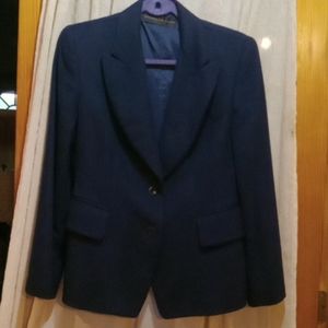 Donna Karan Cashmere Buttoned Blazer